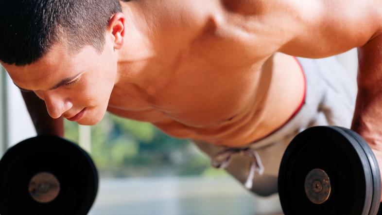 mišice, mišičnjak, moški, telo, fitness