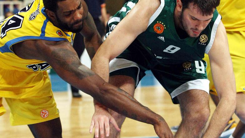 Panathinaikos se je dostojno poslovil od Evrolige. (Foto: EPA)
