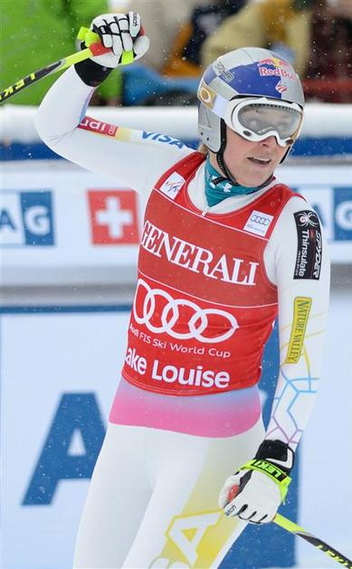 Vonn Lake Louise smuk svetovni pokal alpsko smučanje