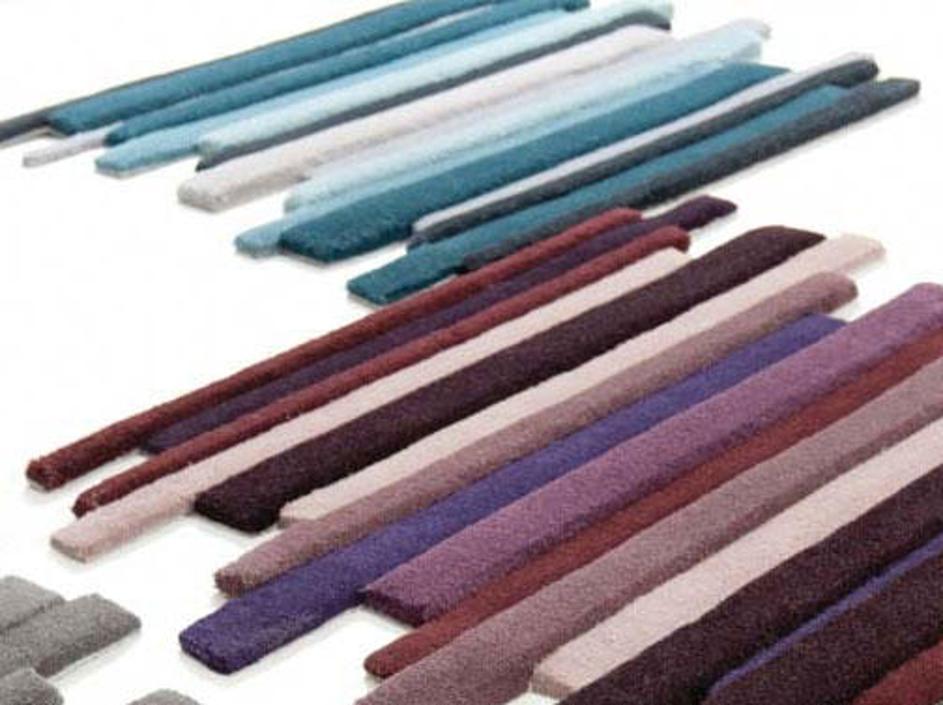 Preproga Parquet Rug. Oblikovanje: Ora Ïto za Stepevi.