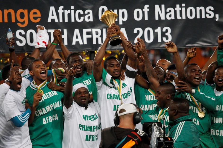 Nigerija Burkina Faso afriški pokal narodov finale Johannesburg Soccer City