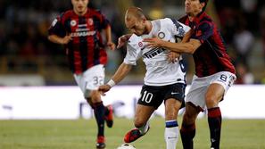 Wesley Sneijder Gyorgy Garics Federico Casarini