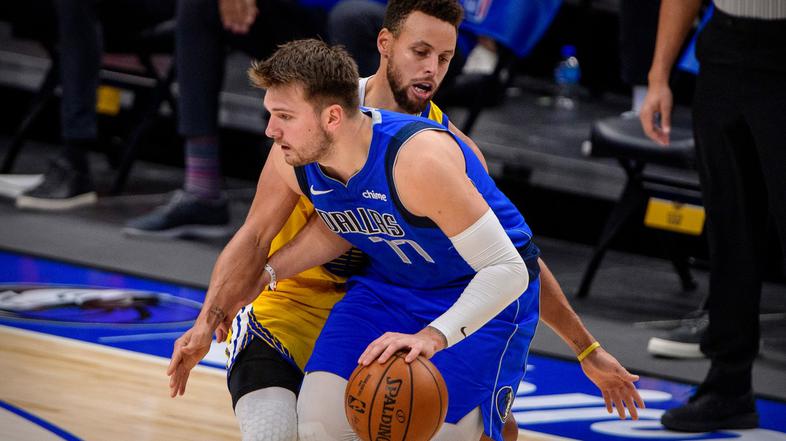 Luka Dončić in Stephen Curry