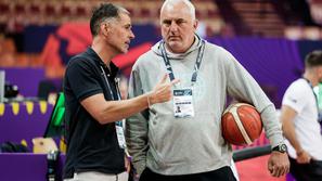 trening košarkarske reprezentance slovenije, rob pelinka, saša dončić