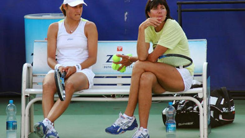 Katarina Srebotnik (levo) in Biljana Veselinović ne bosta več sodelovali.