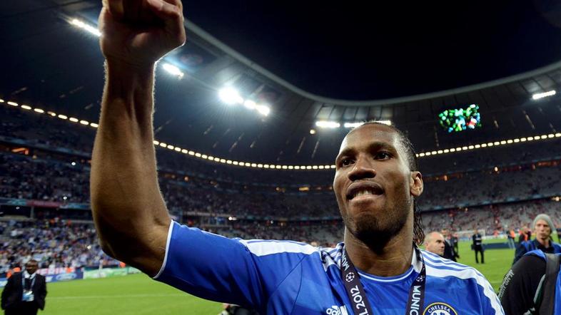 Drogba kolajna medalja Finale Liga prvakov Bayern Chelsea München Allianz Arena