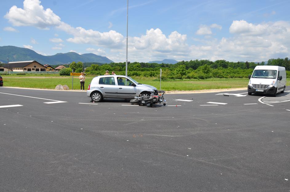 Prometna nesreča v Novem Tepanju