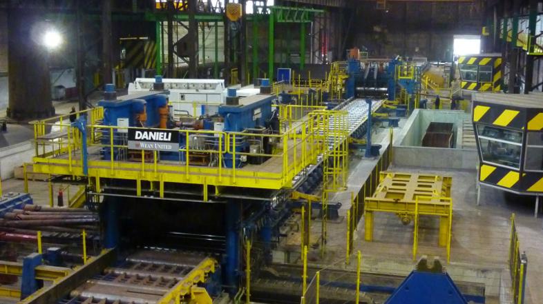 Gorenjska 11.11.10, acroni, jesenice, nova linija debele plocevine, tovarna, kov