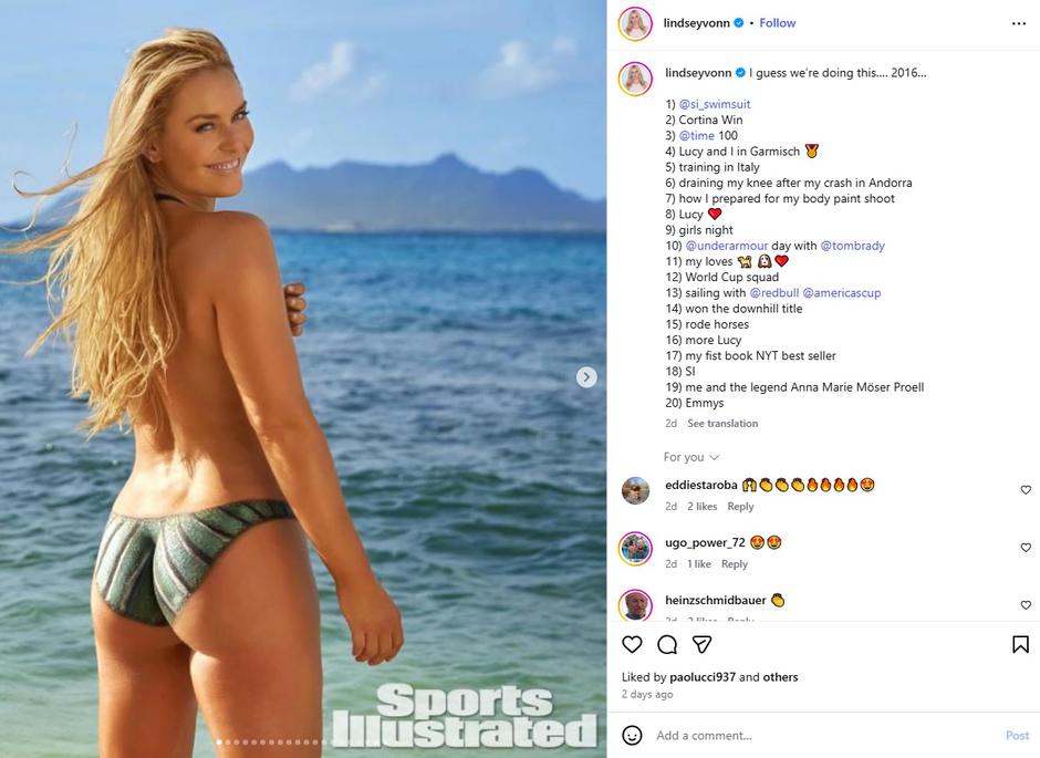 vonn | Avtor: Instagram