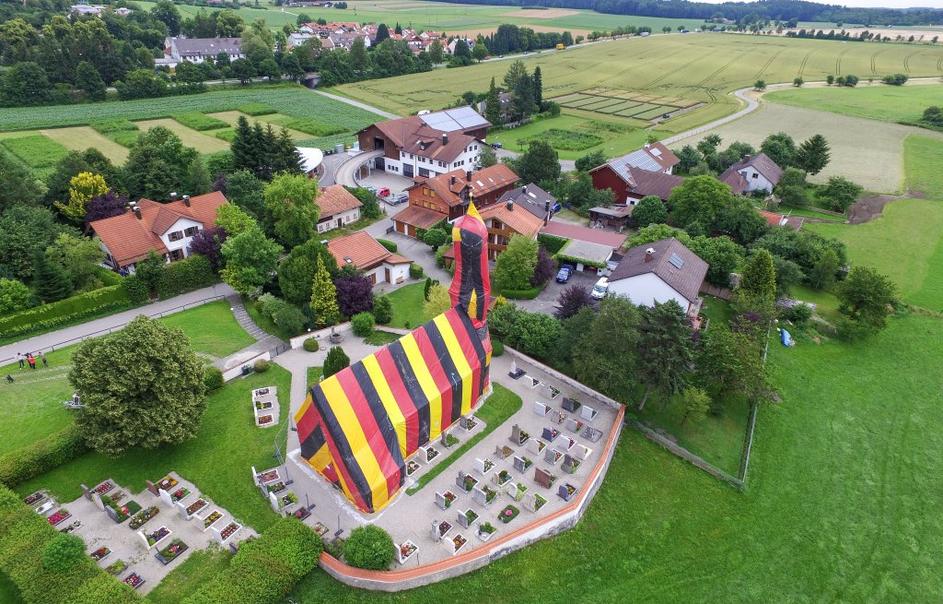 Kirchseeon Nemčija cerkev Euro 2016