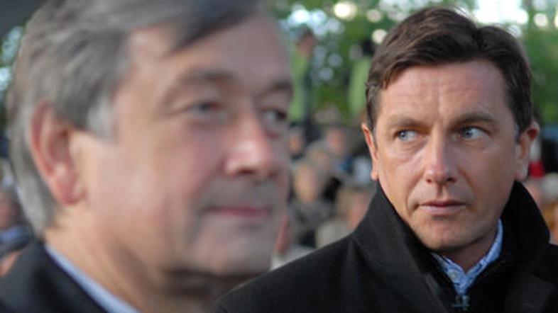 Danilo Türk in Borut Pahor v soboto ne bosta zasedla svojih sedežev na stadionu 