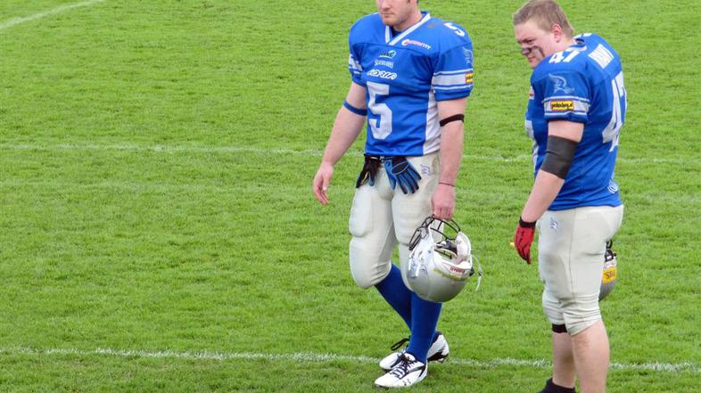 Številka 5 pri Silverhawksih letos je Jordan Capitanio. (Foto: Matej Podgoršek)