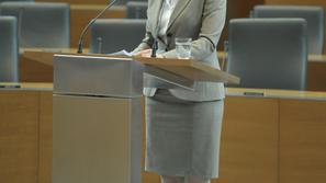 slovenija 20.03.13, Alenka Bratusek, mandatarka, izredna seja DZ, na kateri so  