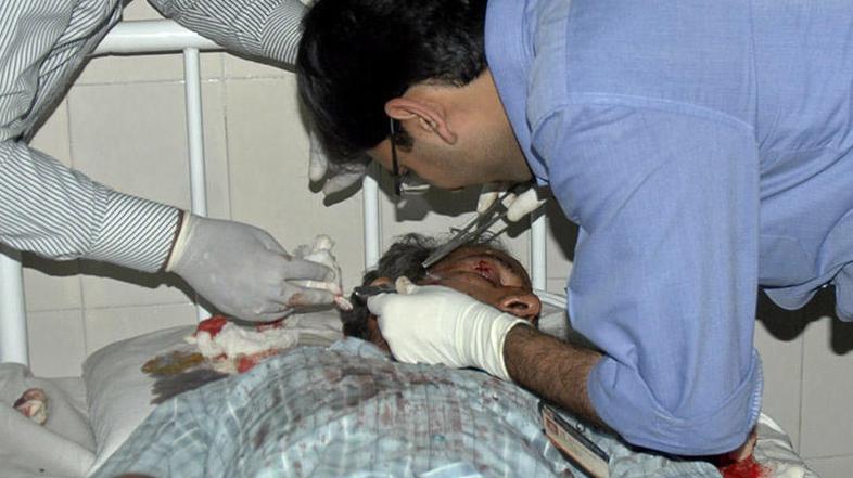 Poškodovani so utrpeli hude poškodbe, zlasti opekline. Foto: Reuters