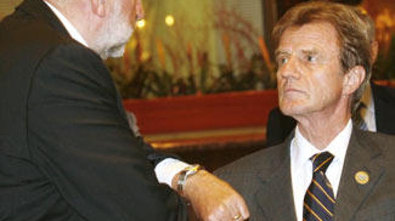 Dimitrij Rupel in Bernard Kouchner sta se pogovarjala tudi o aktualnih dogodkih 