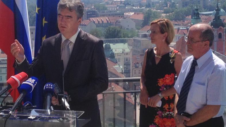 Milan Zver, Barbara Brezigar in France Cukjati