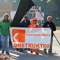 Protest delavcev Konstruktorja.