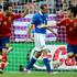 Fabregas Silva Chiellini Španija Italija Gdansk Euro 2012