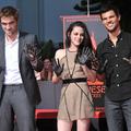 Robert Pattinson, Kristen Stewart, Taylor Lautner