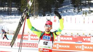 Sport 08.03.2014 Jakov Fak, Pokljuka, svetovni pokal, 12,5 km zasledovalno, mosk