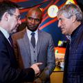 Josep Maria Bartomeu Éric Abidal Quique Setien