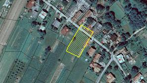 Označena 1.643 kvadratnih metrov velika parcela je bila ocenjena na 2.169 ozirom