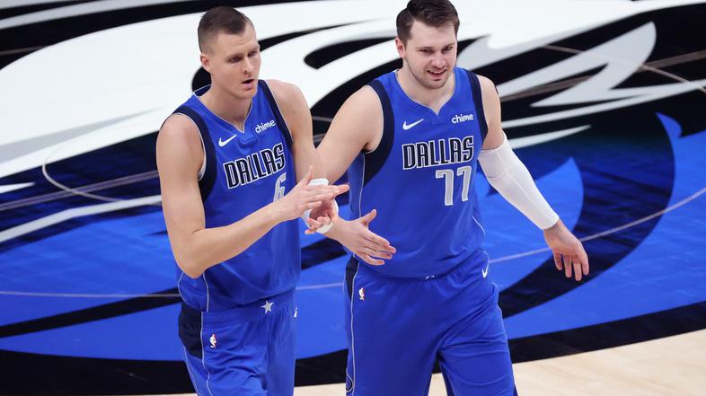 Luka Dončić in Kristaps Porzingis
