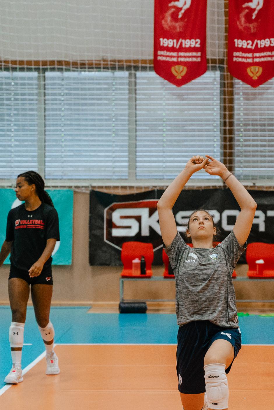 Trening Wisconsin Badgers s slovensko kadetsko reprezentanco | Avtor: UW-Madison Athletics