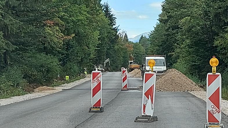 regionalna cesta Kranj-Jeprca, gradnja