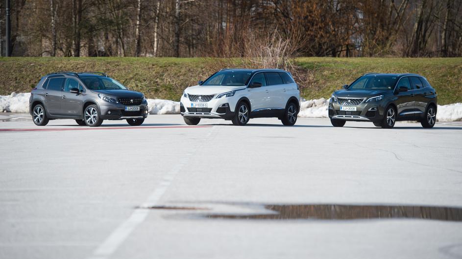 Peugeot 2008, 3008 in 5008