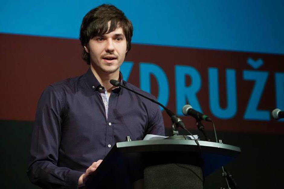 Razno 02.03.14, Luka Mesec, iniciativa za demokraticni socializem, foto: Faceboo | Avtor: Facebook