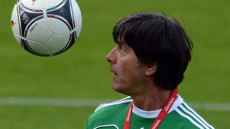 Löw Loew Nemčija reprezentanca trening Gdansk Euro 2012