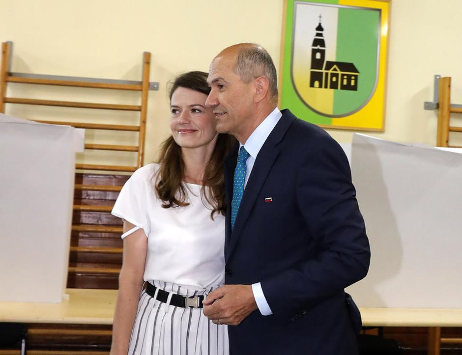 Janez Janša Urška Bačovnik Janša | Avtor: Epa