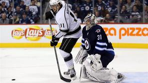 Pavelec Kopitar Winnipeg Jets Los Angeles Kings NHL
