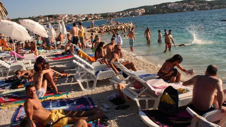 Ruska družina si bo zagotovo zapomnila poletje v Trogirju. (Foto: Pixsell)