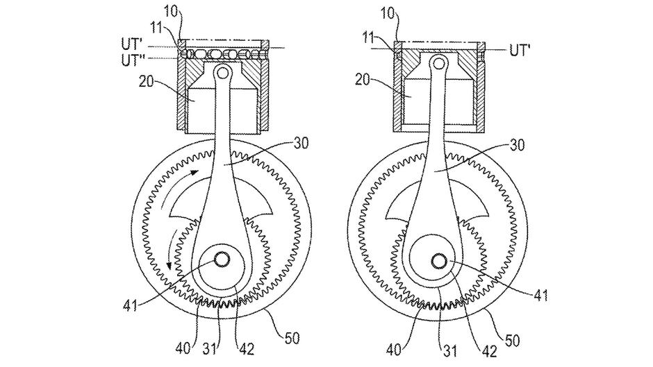 Porsche motor prototip | Avtor: Ameriški patentni urad