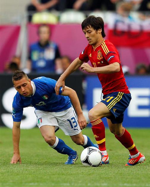 Silva Giaccherini Španija Italija Gdansk Euro 2012