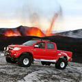 Toyota hilux na ognjeniku Eyjafallajökull na Islandiji. (Foto: Autoblog)