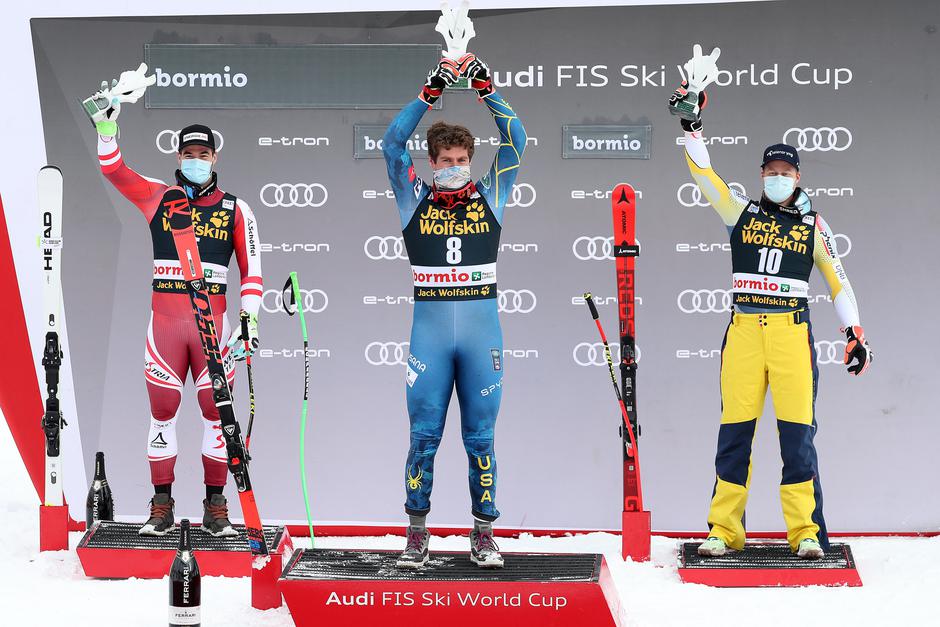 Ryan Cochran-Siegle superveleslalom Bormio | Avtor: Epa