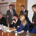 Gorazd Marinček (levo) se v imenu Mirka Kovačiča, lastnika spornega zemljišča, p