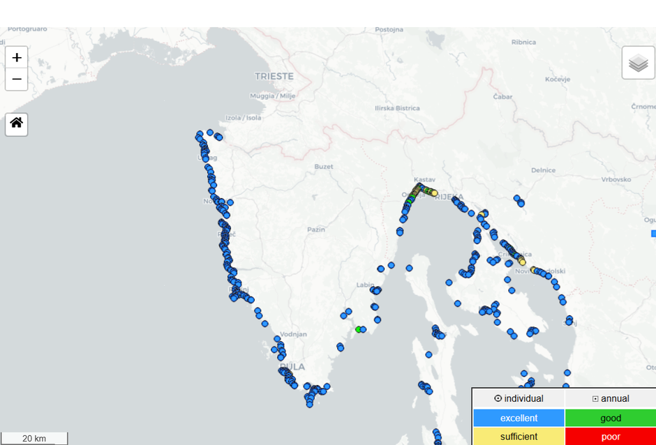 Analiza kopalnih voda Hrvaška | Avtor: Prtscr