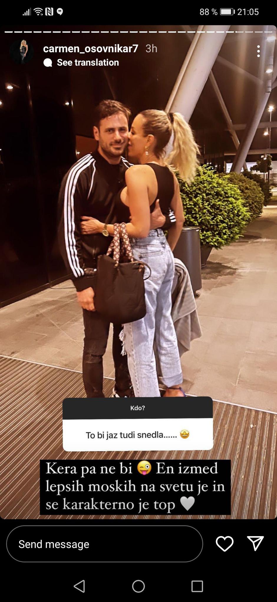 Carmen Osovnikar Sjtepan Hauser | Avtor: instagram