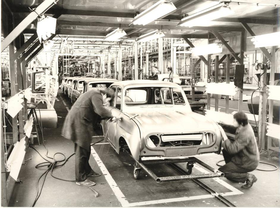 Proizvodnja renaulta 4 v Revozu