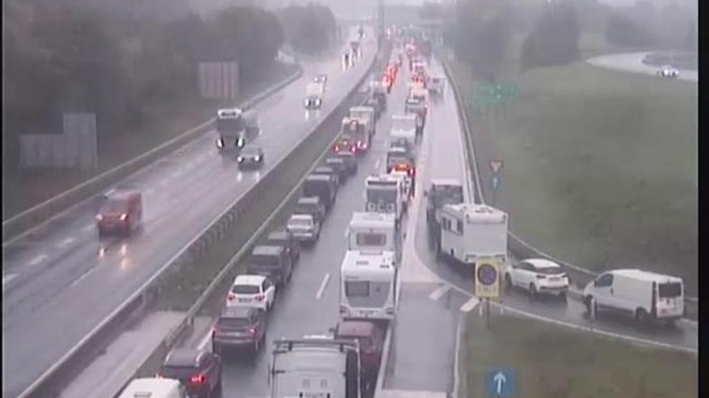 Zastoj na primorski avtocesti