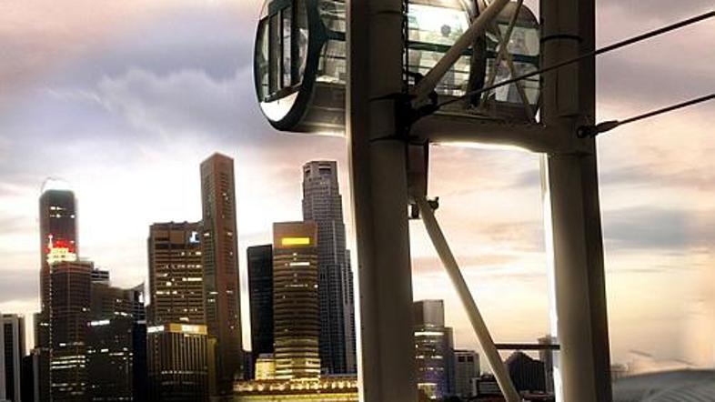 Singapore Flyer se bo predvidoma zavrtel 1. marca 2008.