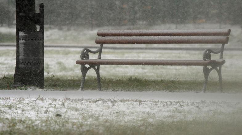 V ponedeljek bo prišla prva pošiljka snega, ki pa se ne bo obdržal. (Foto: Barba