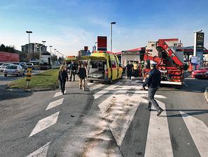 prometna nesreča celovška Ljubljana
