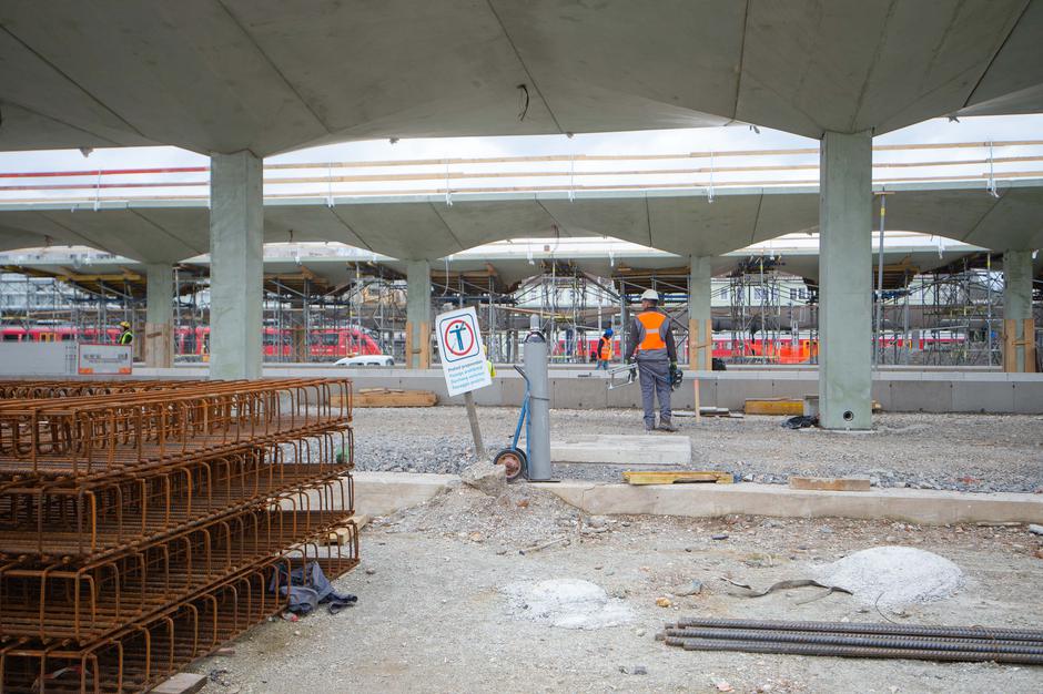 Gradbišče na železniški postaji Ljubljana | Avtor: Anže Petkovšek