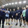 Selektor Serdarušić z reprezentanti na pripravah v Podčetrtku.(Foto: Gregor Kati