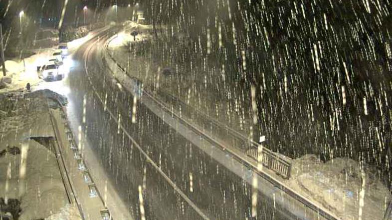 sneženje na vzhodu Slovenije